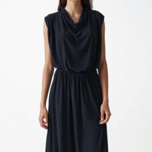 COS Cowl Neck Cotton Dress